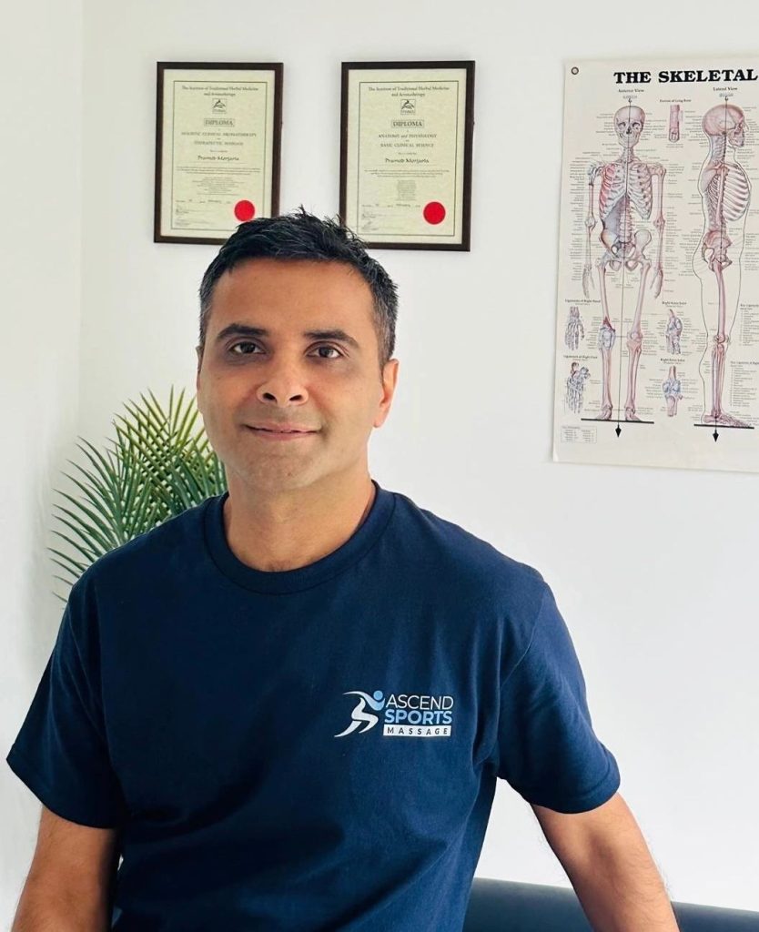Pramod Morjaria (one of our physiotherapist)